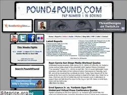 Sites similar to pound4pound.com