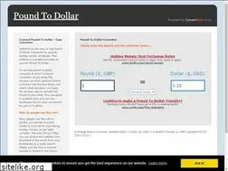 Sites similar to poundtodollar.co.uk