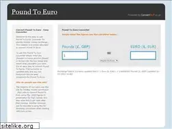 Sites similar to poundtoeuro.co.uk