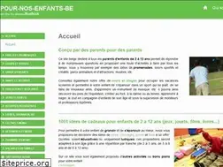 Sites similar to pour-nos-enfants.be
