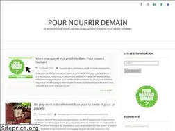 Sites similar to pour-nourrir-demain.fr