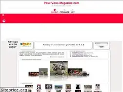 Sites similar to pour-vous-magazine.com