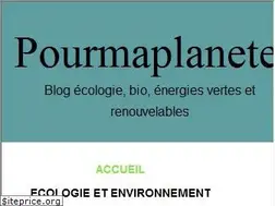 Sites similar to pourmaplanete.com