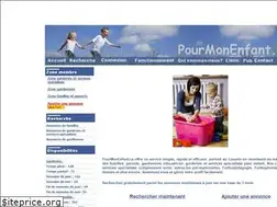 Sites similar to pourmonenfant.ca