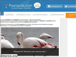 Sites similar to pourquois.com
