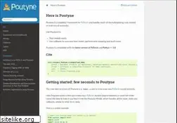 Sites similar to poutyne.org