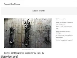 Sites similar to pouvoirdespierres.fr