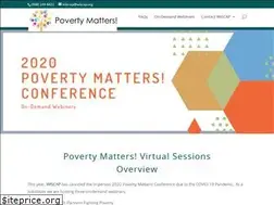 Sites similar to povertymatters.events
