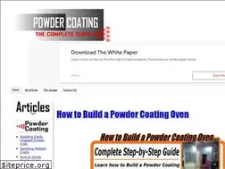 Sites similar to powdercoatguide.com