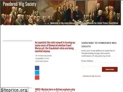 Sites similar to powderedwigsociety.com