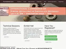 Sites similar to powdermet2018.org