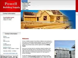 Sites similar to powellbuildingsupply.com