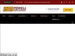 Sites similar to powellstone.com
