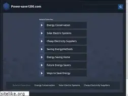 Sites similar to power-save1200.com