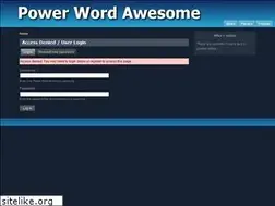 Sites similar to power-word.com
