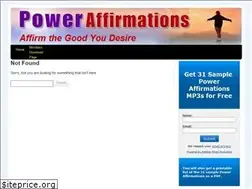 Sites similar to poweraffirmations.com