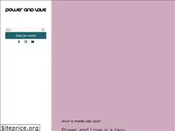 Sites similar to powerandlove.org