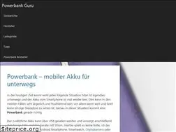 Sites similar to powerbank-guru.de