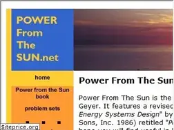 Sites similar to powerfromthesun.net