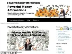 Sites similar to powerfulmoneyaffirmations.com