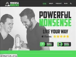 Sites similar to powerfulnonsense.com