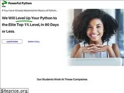 Sites similar to powerfulpython.com