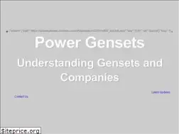 Sites similar to powergensets.com