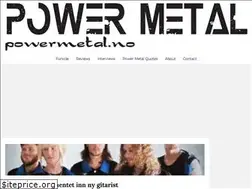 Sites similar to powermetal.no