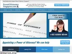 Sites similar to powerofattorneysingapore.com