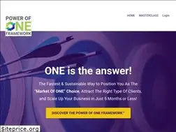Sites similar to powerofoneframework.com