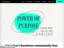 Sites similar to powerofpurpose.theatlantic.com
