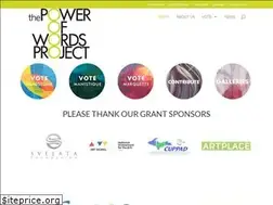 Sites similar to powerofwordsproject.org