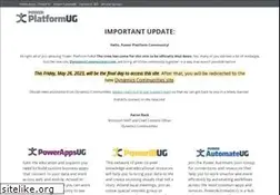 Sites similar to powerplatformug.com
