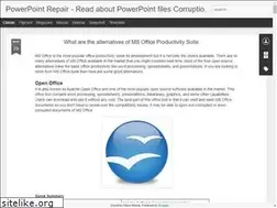 Sites similar to powerpoint-repair.blogspot.com