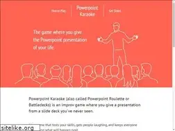 Sites similar to powerpointkaraoke.com