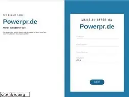 Sites similar to powerpr.de