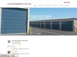Sites similar to powerranchstorage.com