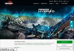 Sites similar to powerscreen.com