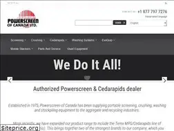 Sites similar to powerscreencanada.com