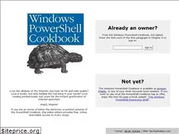 Sites similar to powershellcookbook.com