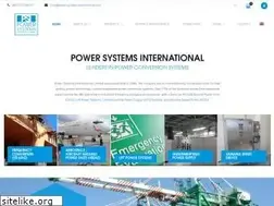 Sites similar to powersystemsinternational.com