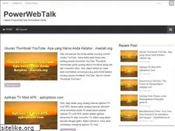 Sites similar to powerwebtalk.com