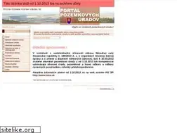 Sites similar to pozemkovyurad.sk