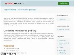 Sites similar to pozickomania.sk