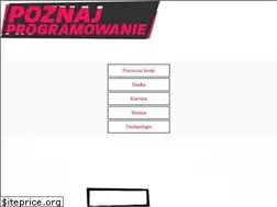 Sites similar to poznajprogramowanie.pl