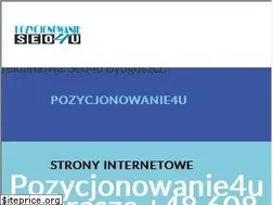 Sites similar to pozycjonowanie4u.pl
