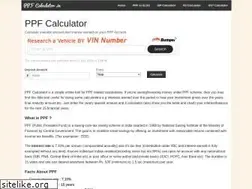 Sites similar to ppf-calculator.in