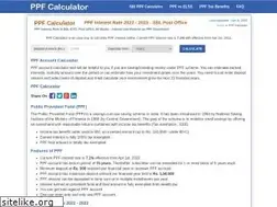 Sites similar to ppf-calculator.org