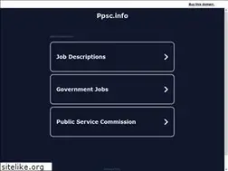 Sites similar to ppsc.info