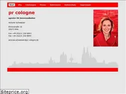 Sites similar to pr-cologne.de